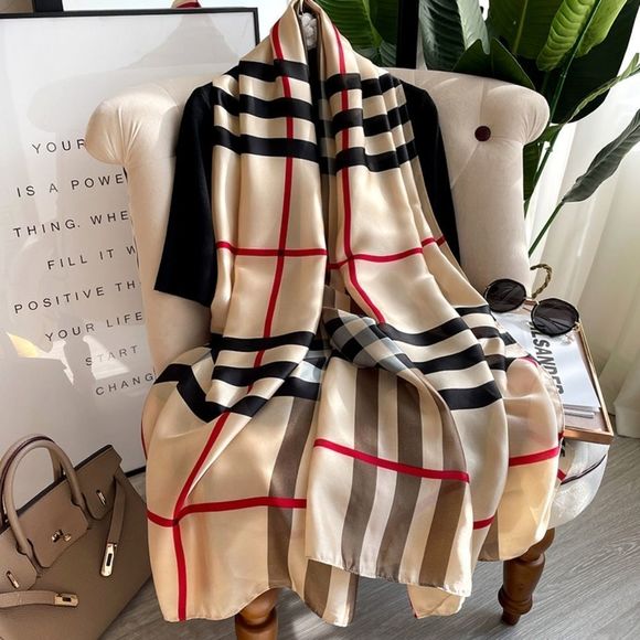 Long Silky Scarf - Picture 7 of 8